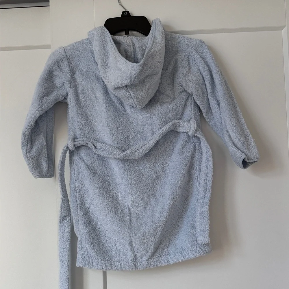 Zara Disney Light Blue Kids Robe with Mickey Mouse Design